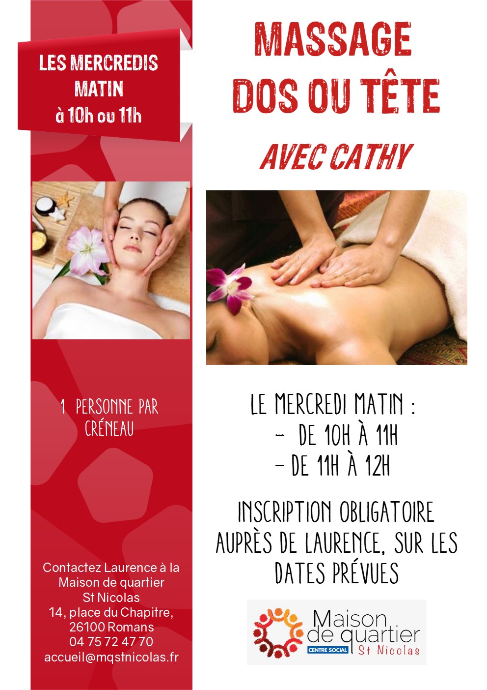 23.01.04 massage dos et tete Cathy