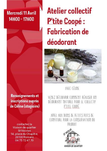 Atelier déodorant